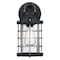 Westinghouse Fixture Wall Outdoor 60W Villa Barone Txtr, Black Indstrl Stl Clear Sd Glass 6122200 - alternate 1